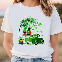 green gnomes truck shamrock happy saint patricks day shirt t-shirt, gift for her, gift for him