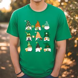 happy patricks day ireland gnomes t-shirt, gift for her, gift for him