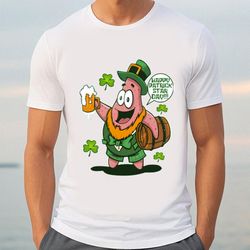 happy st patrick patrick star day t shirt, gift for her, gift for him