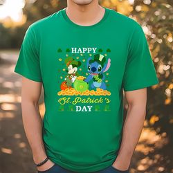 leprechaun mickey mouse stitch disney st patricks day shirt, gift for her, gift for him