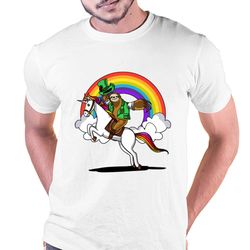 leprechaun sloth riding unicorn st patricks day irish t-shirt, gift for her, gift for him