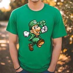 mario patricks day t-shirts, gift for her, gift for him