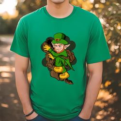 rock climber leprechaun st patricks day rock climbing t-shirt, gift for her, gift for him