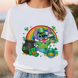 stitch saint patricks day shirt, leprechaun disney stitch shirt, gift for her, gift for him