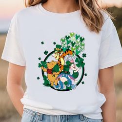 winnie the pooh happy saint patricks day shamrock shirt, gift for her, gift for him