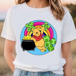 winnie the pooh st patricks day shirt, gift for her, gift for him