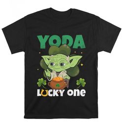yoda lucky one saint patrick t-shirt, gift for her, gift for him