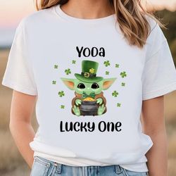 yoda lucky one st patricks day shirt, gift for her, gift for him