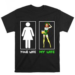 your wife vs my wife sexy leprechaun st patrick day unisex t-shirt, gift for her, gift for him