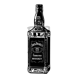 jack daniels svg bottle of tennessee whiskey svg alcohol jack daniels bottle svg