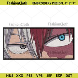 todoroki shouto eyes box embroidery design download