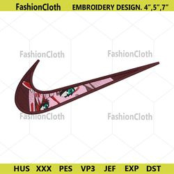 zero two nike embroidery design darling in the franxx design instant download