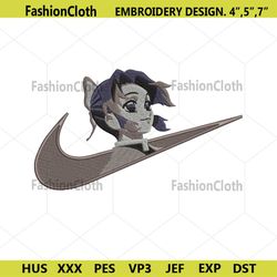 kocho shinobu x nike logo embroidery design anime kimetsu no yaiba design download