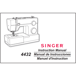 singer 4432 sewing machine owner's manual guide