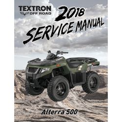 arctic cat alterra 500 2018 service manual