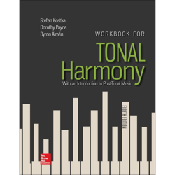 workbook for tonal harmony 8th edition