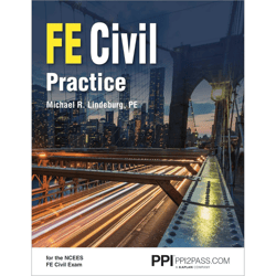 ppi fe civil practice – comprehensive practice for the ncees fe civil exam first edition