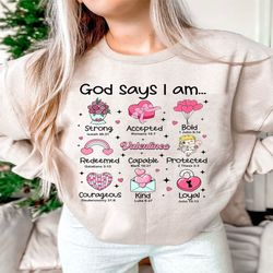 retro valentine t-shirt, god says you are valentines t-shirt, love t-shirt, candy heart t-shirt, valentines sublimation