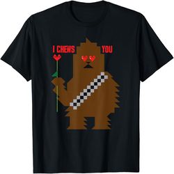 star wars chewbacca i chews you valentine's day t-shirt, valentine's day png, digital design download