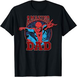 marvel spider-man father's day amazing dad graphic t-shirt, png for shirts, svg png design, digital design download