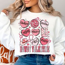 howdy valentine shirt western valentines shirt, disco ball valentines shirt, valentines day shirt, cowgirl valentines