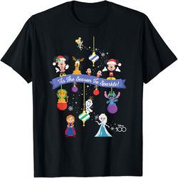 disney 100 christmas holiday tis the season to sparkle!, png for shirts, svg png design, digital design download