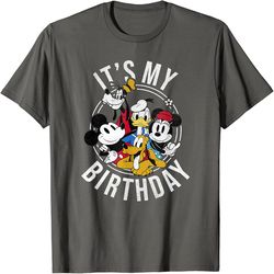 disney mickey & friends its my birthday group, png for shirts, svg png design, digital design download