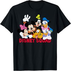 disney mickey and friends disney squad, png for shirts, svg png design, digital design download