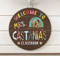 personalized classroom door sign, teachers appreciation gift, classroom door hanger, it's a good day to learn classroom