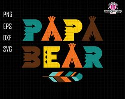 papa bear svg, papa svg, dad svg, grandpa bear svg, dad sublimation png, fathers day svg, daddy bear svg, best papa svg,