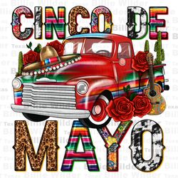cinco de mayo truck png sublimation design download, mexican day png, mexican png, mexican truck png, sublimate designs