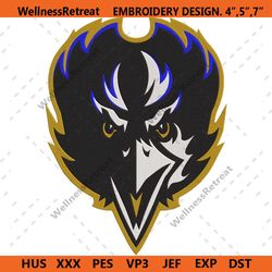 baltimore ravens embroidery files, nfl embroidery files, baltimore ravens file