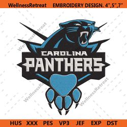 carolina panthers embroidery design, nfl embroidery designs, carolina panthers file