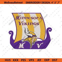 minnesota vikings embroidery design, nfl embroidery designs, minnesota vikings embroidery instant file