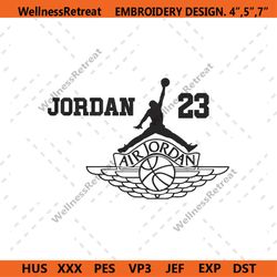 jordan 23 varsity symbol outlines logo embroidery download file