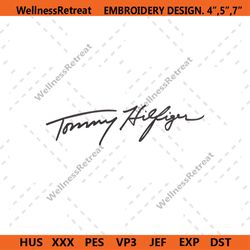 tommy hilfiger logo handwritter embroidery download file