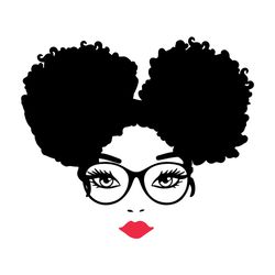 black girl with glassed svg, black girl svg, black girl magic, melanin svg, black lives matter, africa svg, black svg, b