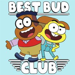 best bud club svg, trending svg, best bud svg, club svg, cartoon svg, best friends svg, big city greens cricket remy svg