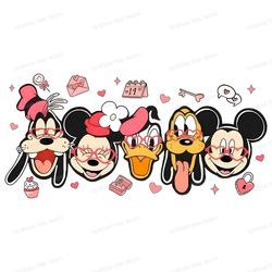 disneyland mickey and friends valentine png