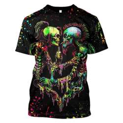 couple skull shirt, funny couple gift, funny skeleton t-shirt, shirt for men, women, matching shirt, valentine gift