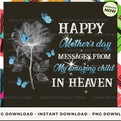 digital - happy mother's day  messages from  my amazing chil pod design - high-resolution png file