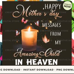 digital - happy mother's day messages from my amazing child pod design - high-resolution png file