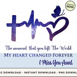 digital - aunt the moment that that you left the world my heart changed forever i miss you pod design - high-resolution