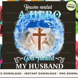 digital - husband heaven needed a hero pod design - high-resolution png file