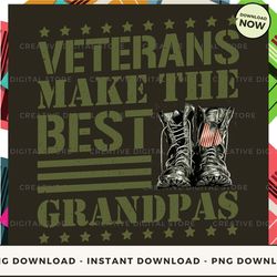 digital - veterans make the best grandpas pod design - high-resolution png file