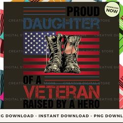 digital - proud daughter of a veteran raised by a hero pod design - high-resolution png file