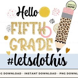 digital - preschool back to school hello preschool letsdothis pod design - high-resolution png file