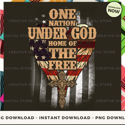 digital - one nation under god home of the freee pod design - high-resolution png file