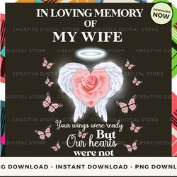 digital - wife spirit in loving memory of my your butterfly pod design - high-resolution png file