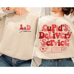 cupid's delivery service shirt, labor and delivery nurse valentine sweatshirt, valentine ld nurse gift